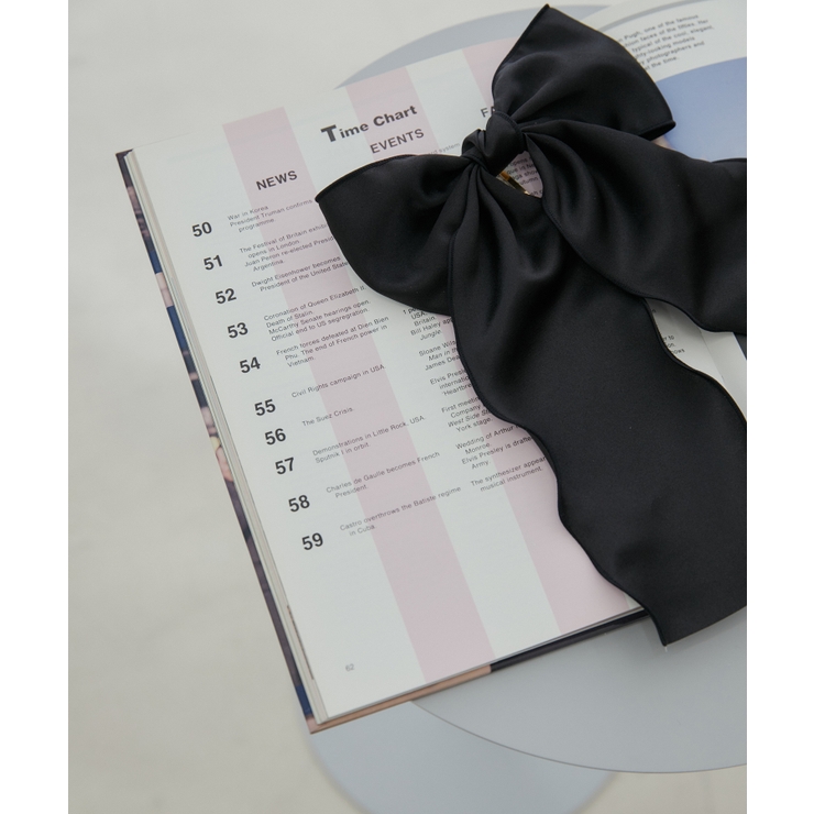 ビッグサテンリボンヘアカフ | VIS  | 詳細画像1 