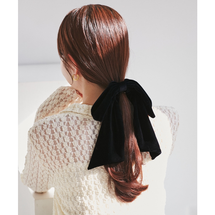 ビックベロアリボンヘアカフ | VIS  | 詳細画像2 