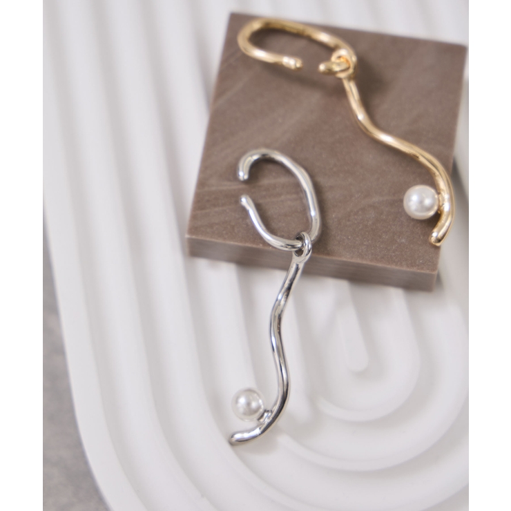 シルバー(93) | 2WAYスウィングラインパールイヤーカフ | VIS 