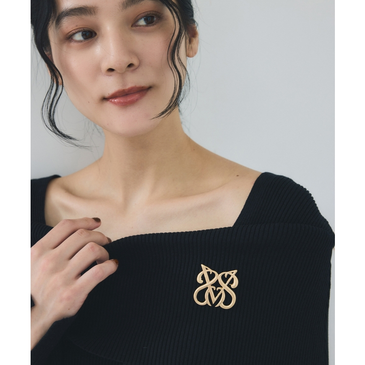 ゴールド(90) | ロゴメタルブローチ | VIS 