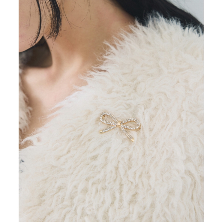 リボンビジューブローチ | VIS  | 詳細画像4 