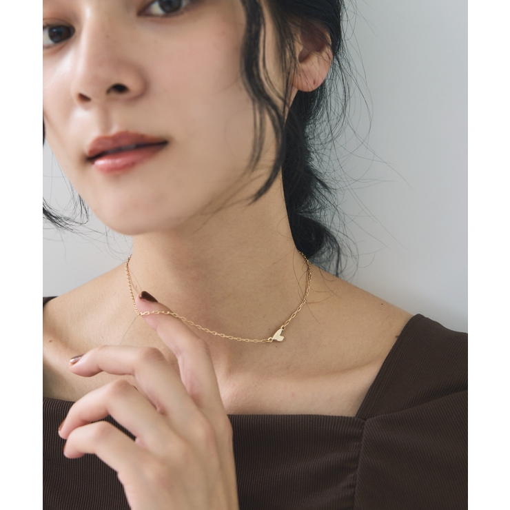 ゴールド(90) | サイドハートネックレス | VIS 