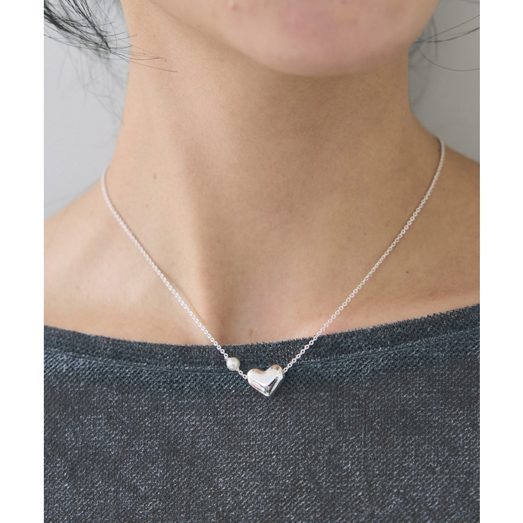 シルバー(93) | ハートポイントネックレス | VIS 
