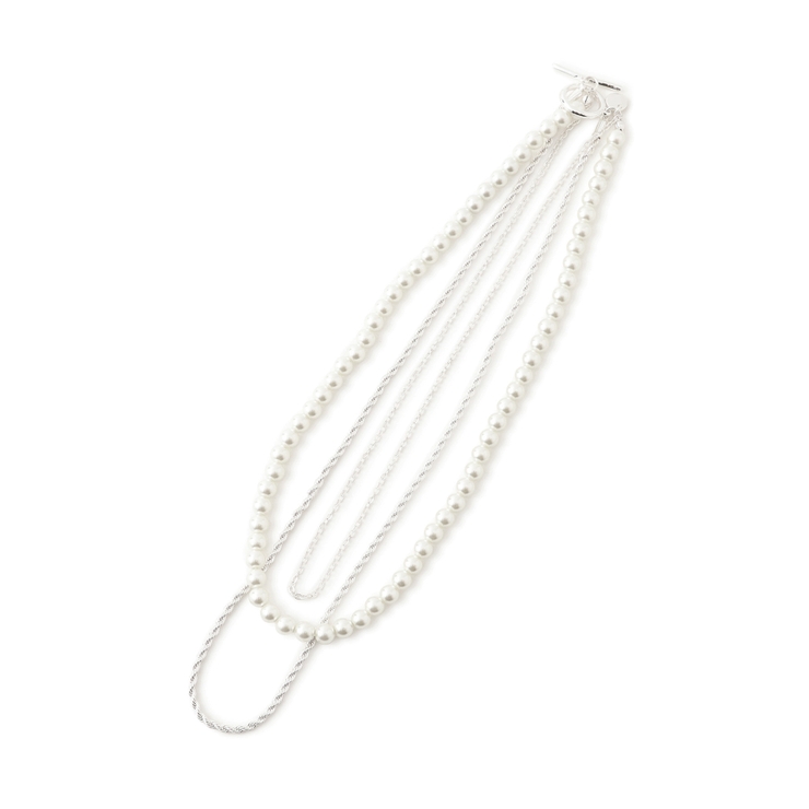 ガラスパール3連ネックレス | VIS  | 詳細画像7 