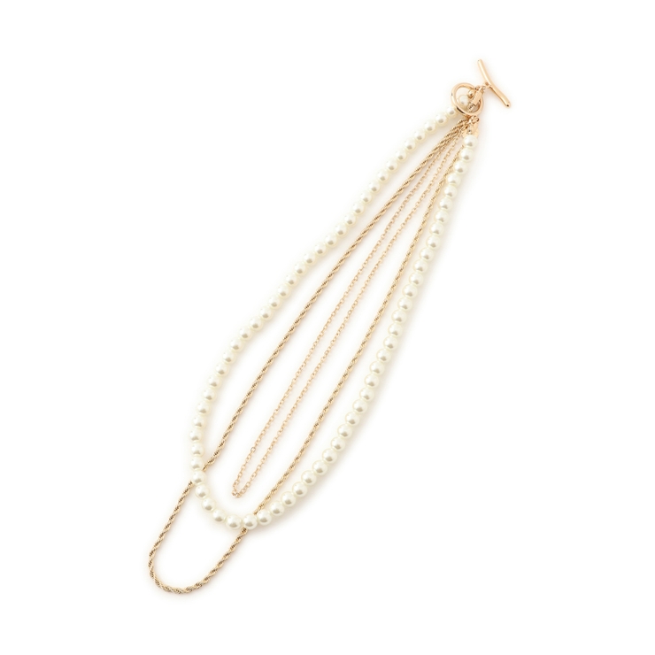 ガラスパール3連ネックレス | VIS  | 詳細画像9 