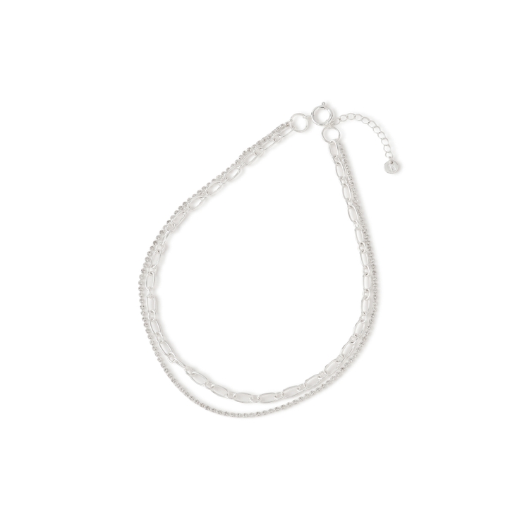 ラインストーンレイヤードネックレス | VIS  | 詳細画像7 