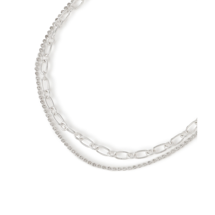 ラインストーンレイヤードネックレス | VIS  | 詳細画像8 