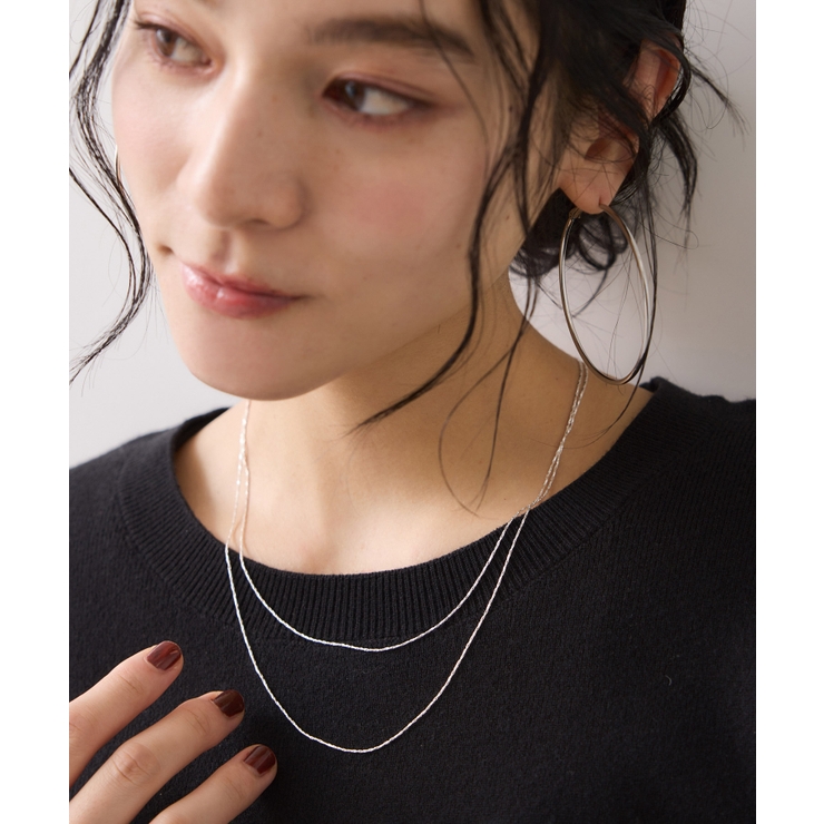 レイヤードナローチェーンネックレス | VIS  | 詳細画像4 