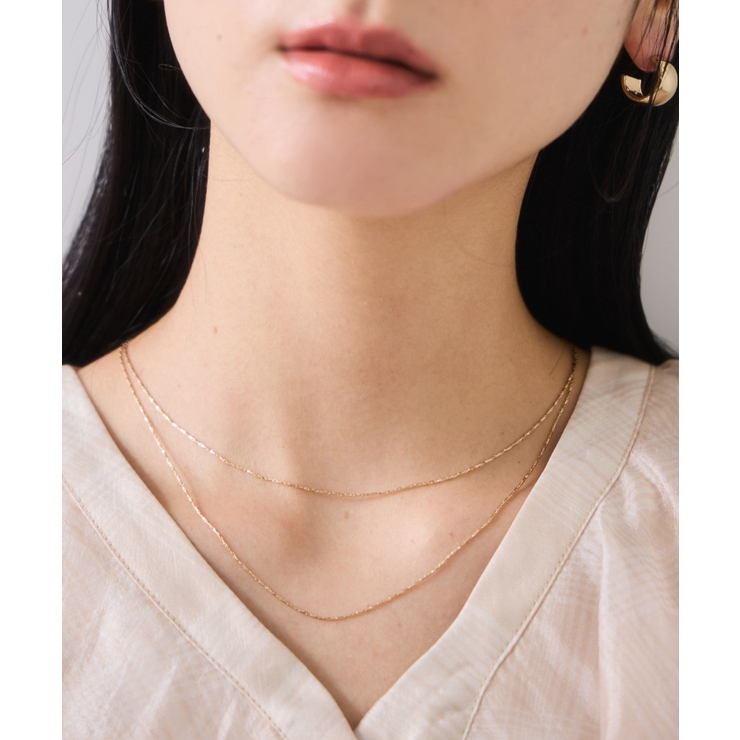 レイヤードナローチェーンネックレス | VIS  | 詳細画像5 