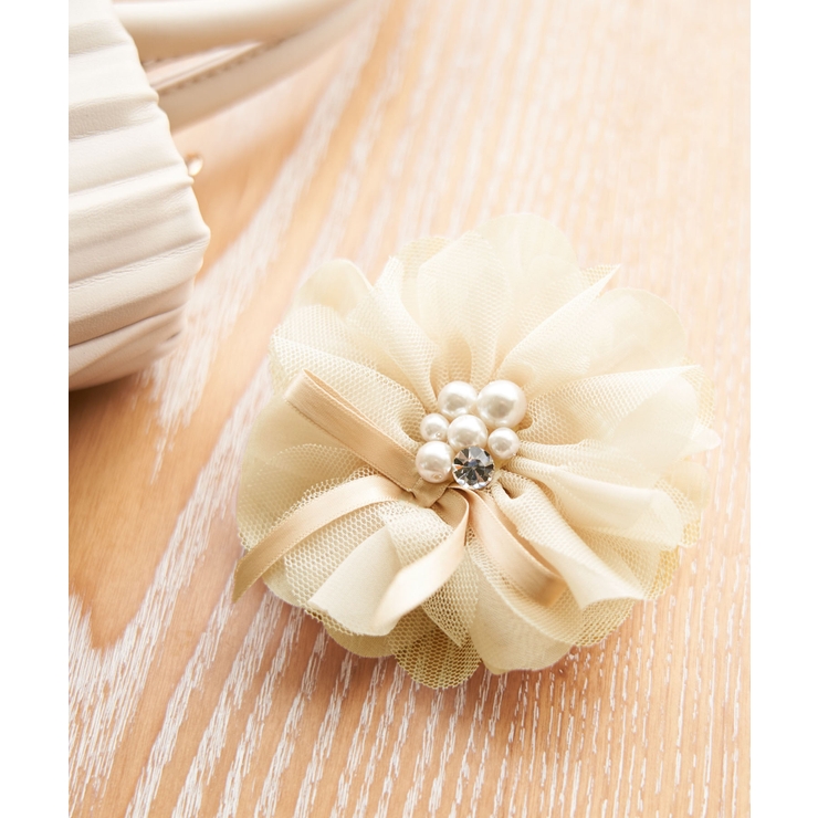 チュールMIXフラワーコサージュ | ROPE' PICNIC | 詳細画像1 