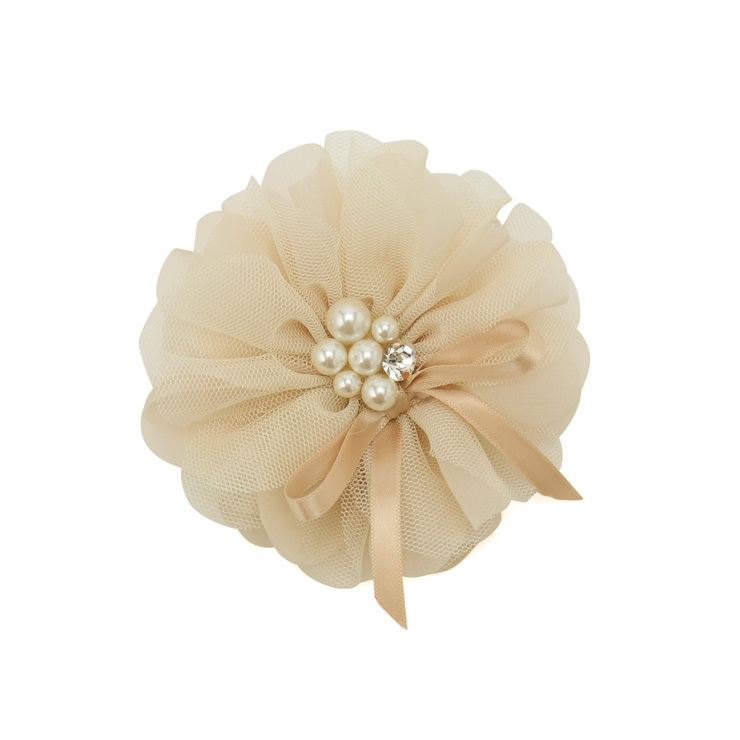 チュールMIXフラワーコサージュ | ROPE' PICNIC | 詳細画像3 