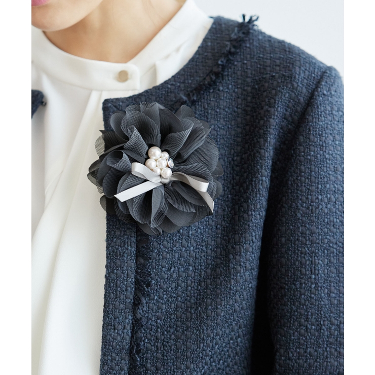 チュールMIXフラワーコサージュ | ROPE' PICNIC | 詳細画像8 