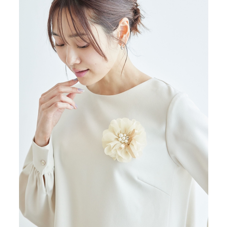 チュールMIXフラワーコサージュ | ROPE' PICNIC | 詳細画像9 