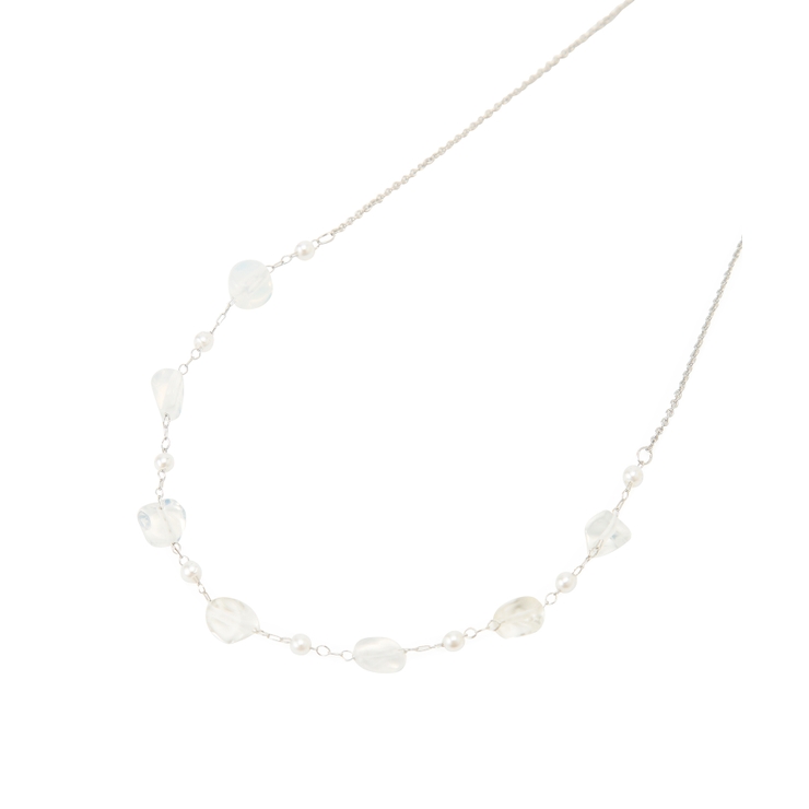 クリアストーンミックスネックレス | ROPE' PICNIC | 詳細画像6 
