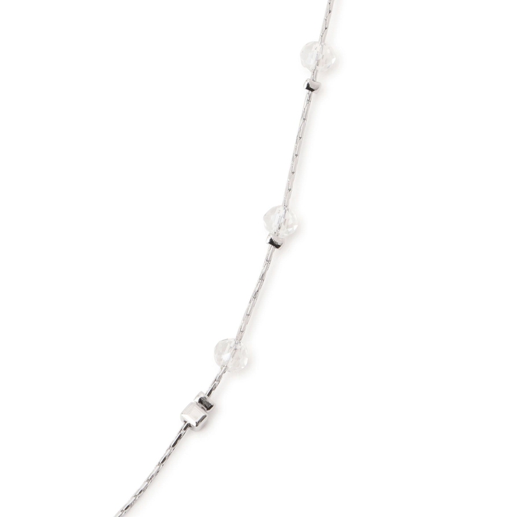 飛ばしクリアビーズミディアムネックレス | ROPE' PICNIC | 詳細画像7 