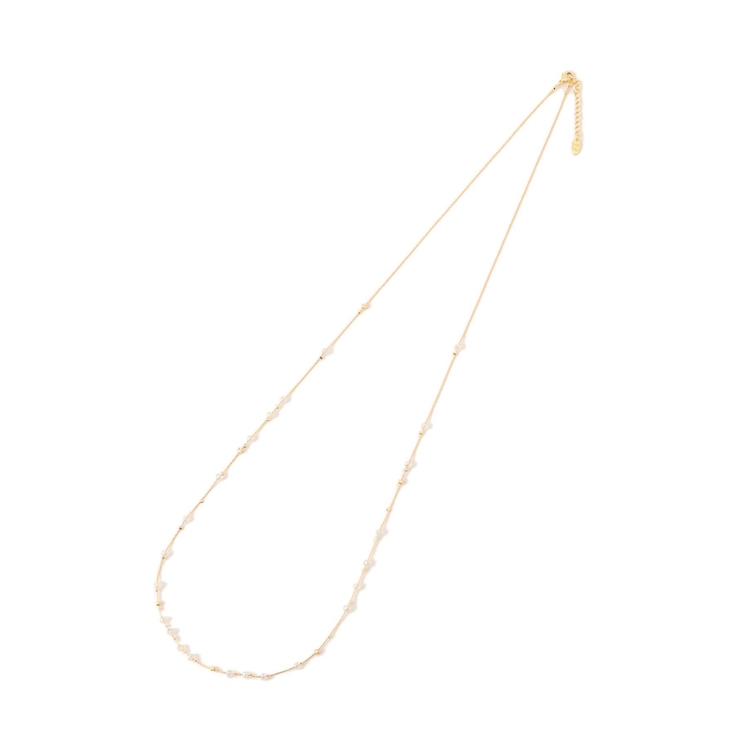 飛ばしクリアビーズミディアムネックレス | ROPE' PICNIC | 詳細画像8 