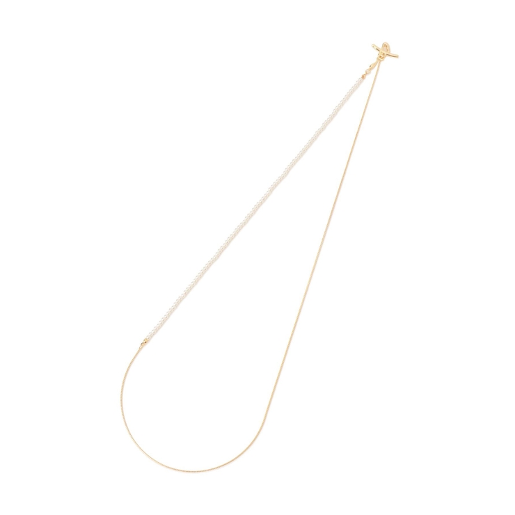 パール×チェーンラリエットネックレス | ROPE' PICNIC | 詳細画像4 