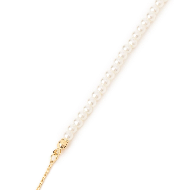 パール×チェーンラリエットネックレス | ROPE' PICNIC | 詳細画像5 