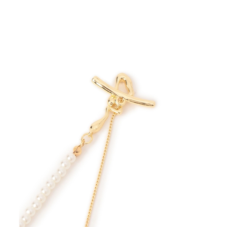 パール×チェーンラリエットネックレス | ROPE' PICNIC | 詳細画像6 