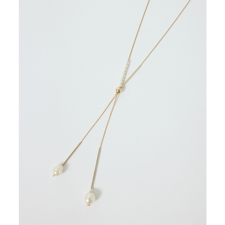 パールトップラリエットネックレス | ROPE' PICNIC | 詳細画像5 