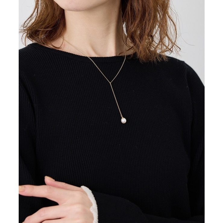 淡水パールトップショートY字ネックレス | ROPE' PICNIC | 詳細画像2 