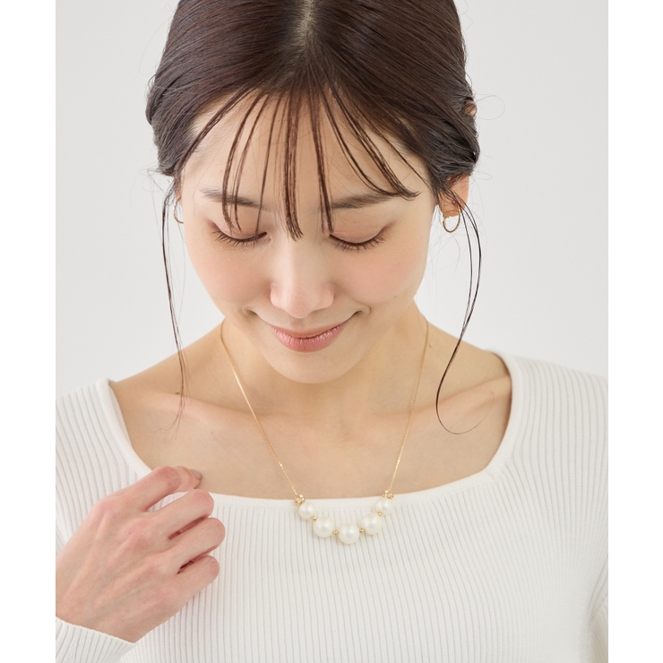 ロンデル×パールネックレス | ROPE' PICNIC | 詳細画像3 
