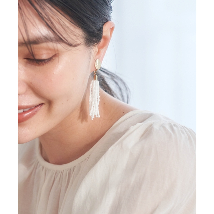 マットビーズタッセルイヤリング 品番 Rpcw Rope Picnic ロペピクニック のレディースファッション通販 Shoplist ショップリスト