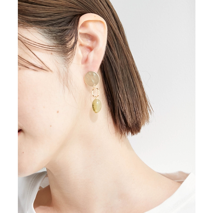 カラーオーバルピアス | ROPE' PICNIC | 詳細画像9 