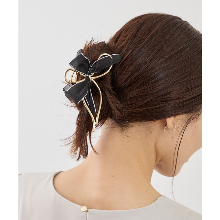 オーガンジーリボンメタルヘアバンス | ROPE' PICNIC | 詳細画像2 