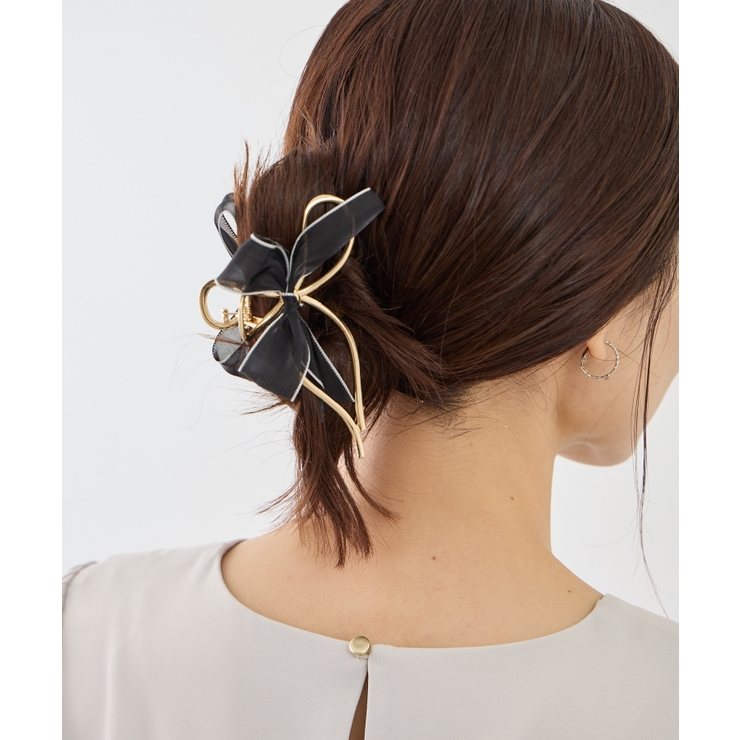 オーガンジーリボンメタルヘアバンス | ROPE' PICNIC | 詳細画像3 