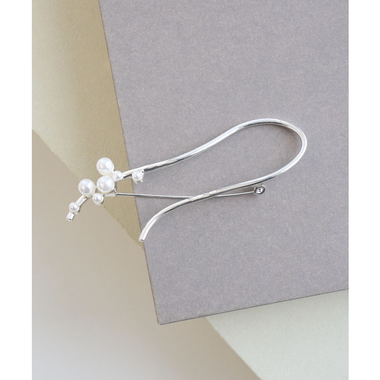 シルバー(93) | スリムメタルデザインブローチ | ROPE' PICNIC