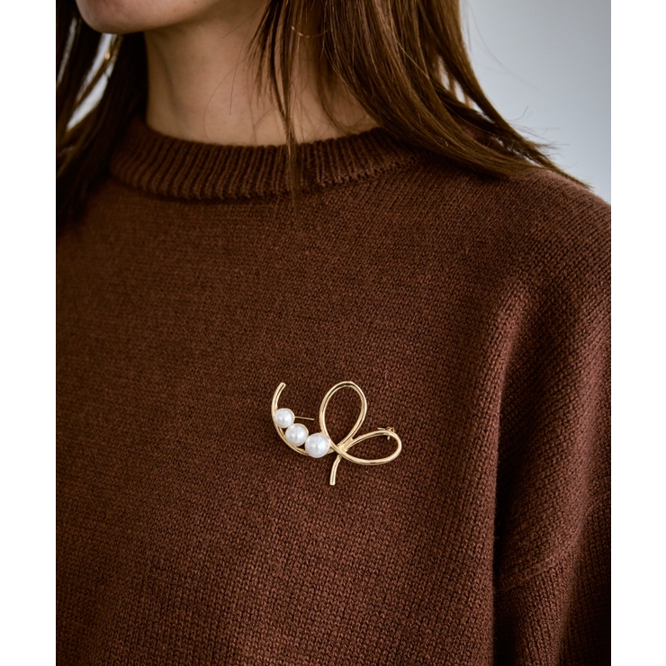 ゴールド(90) | パールモチーフブローチ | ROPE' PICNIC