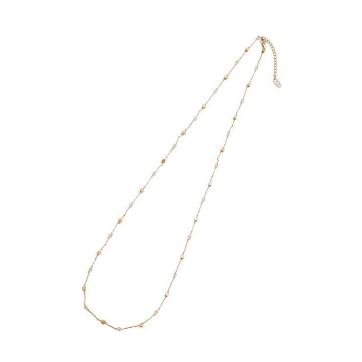 飛ばしスクエアビーズロングネックレス | ROPE' PICNIC | 詳細画像2 