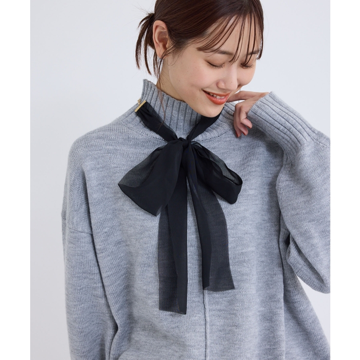 オーガンジーチュールリボンネックレス | ROPE' PICNIC | 詳細画像3 