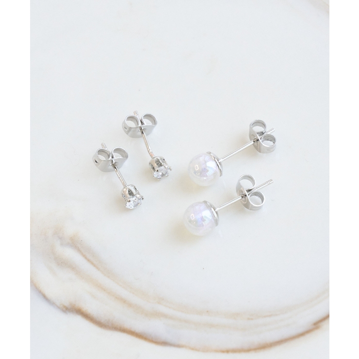 ピアス2点セット[品番：RPCW0046373]｜ROPE