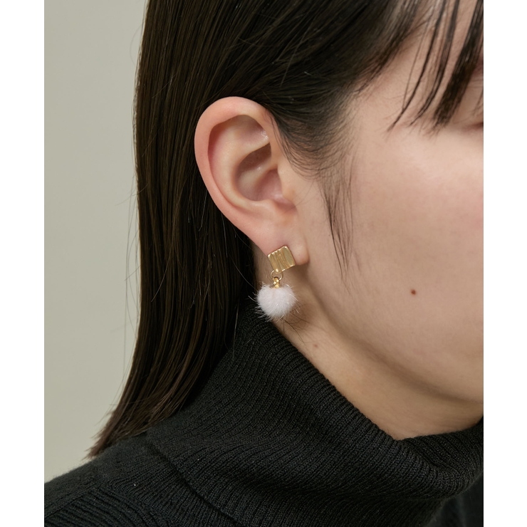 シャギーボールピアス | ROPE' PICNIC | 詳細画像3 