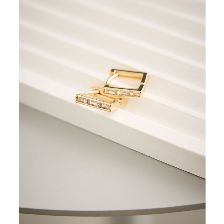 スクエアフープピアス | ROPE' PICNIC | 詳細画像1 