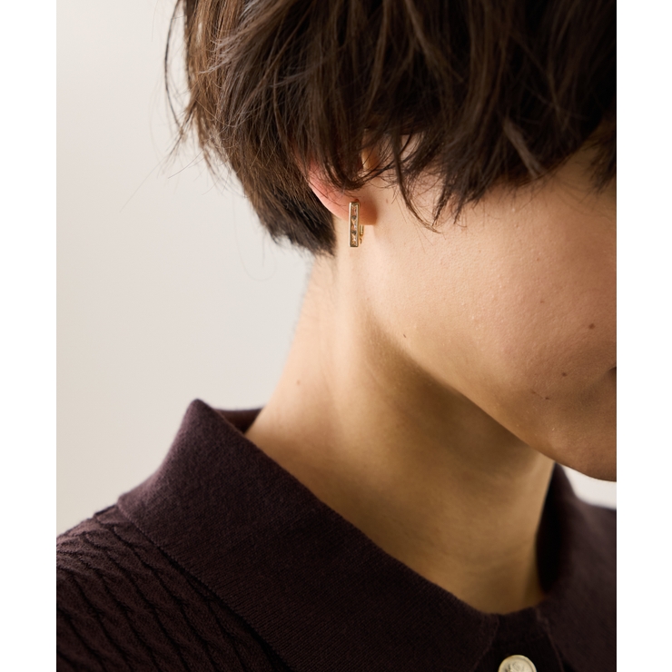 スクエアフープピアス | ROPE' PICNIC | 詳細画像2 