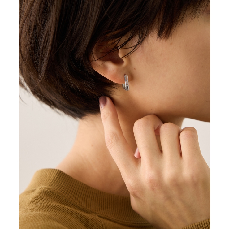 スクエアフープピアス | ROPE' PICNIC | 詳細画像5 