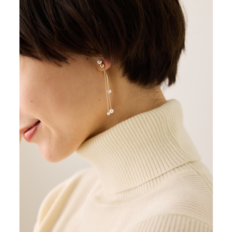 ゴールド(90) | パールロングピアス | ROPE' PICNIC