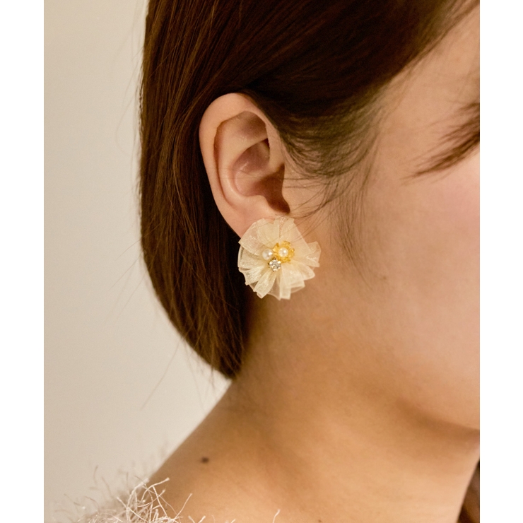 キナリ(16) | チュールイヤリング | ROPE' PICNIC