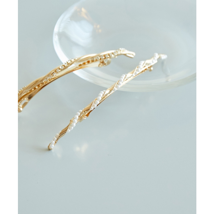 ツイストデザインロングバレッタ | ROPE' PICNIC | 詳細画像1 