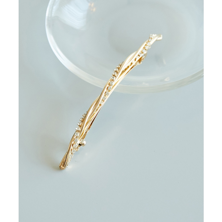 ホワイト(10) | ツイストデザインロングバレッタ | ROPE' PICNIC