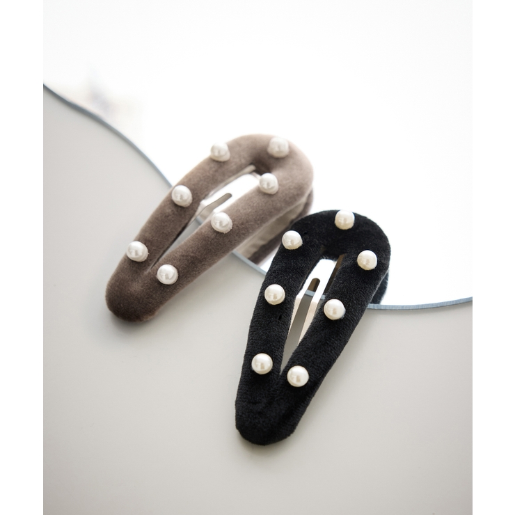 パール付きベロアパテッドスリーピン | ROPE' PICNIC | 詳細画像5 