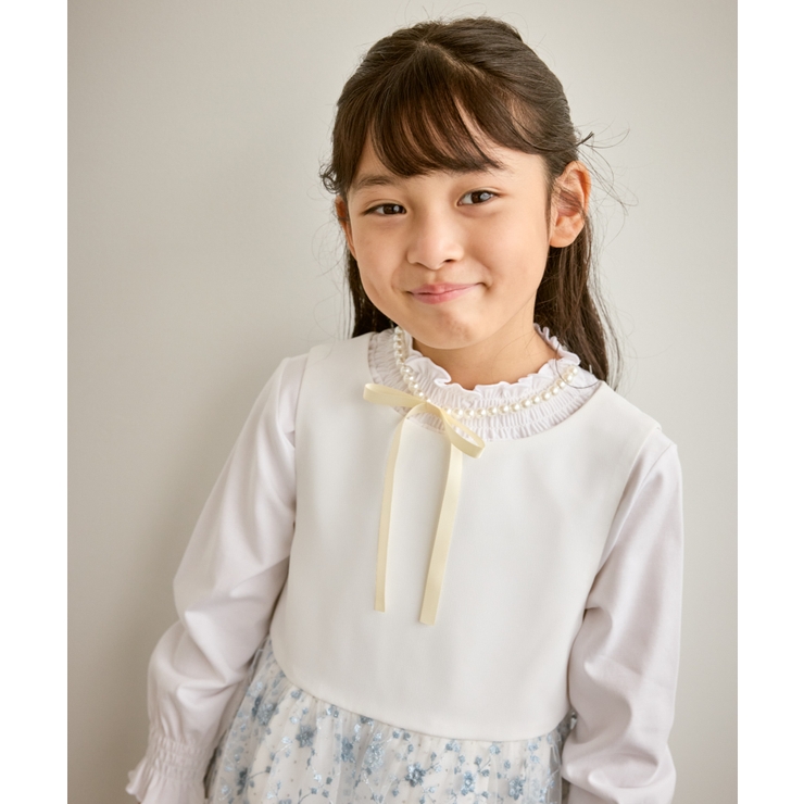 【KIDS/キッズ】パールリボンネックレス | ROPE' PICNIC【KIDS】 | 詳細画像2 