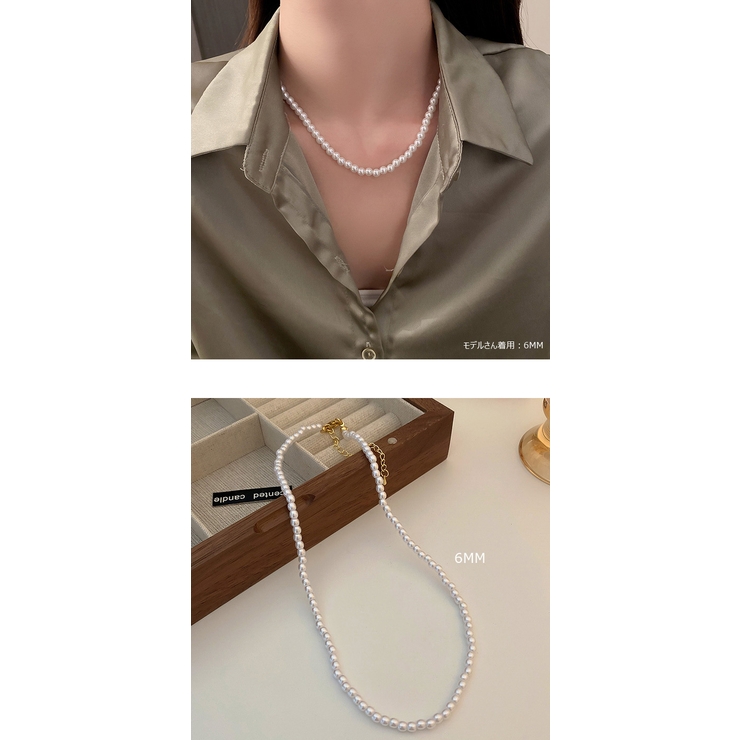 パールネックレス 選べるタイプ パーティー | karei | 詳細画像5 