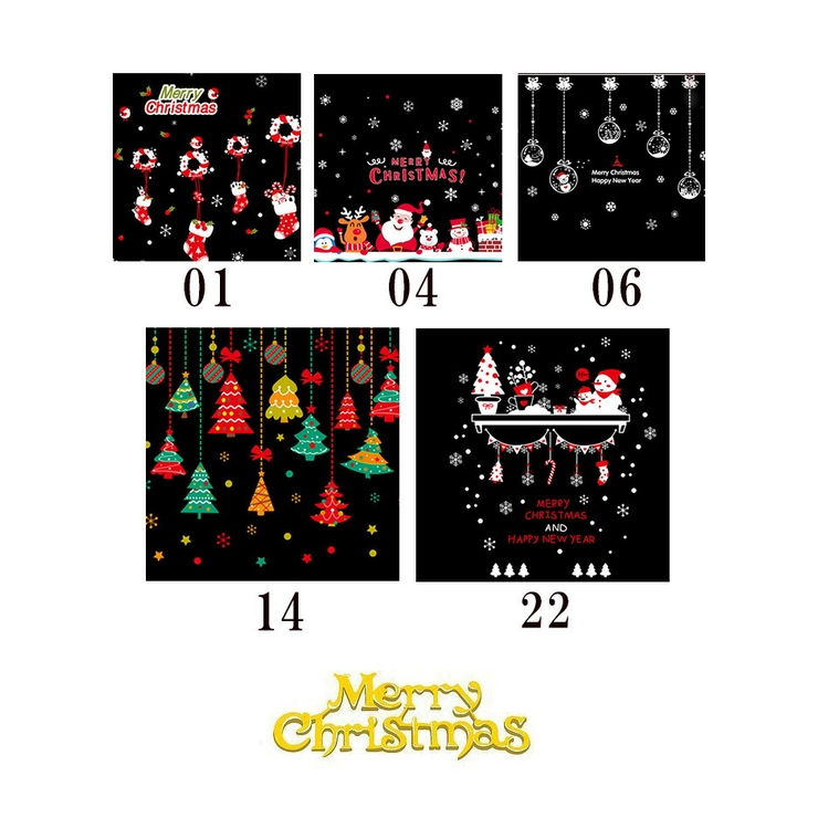 クリスマスウィンドウステッカー クリスマスデコレーション ウィンドウステッカー | karei | 詳細画像15 