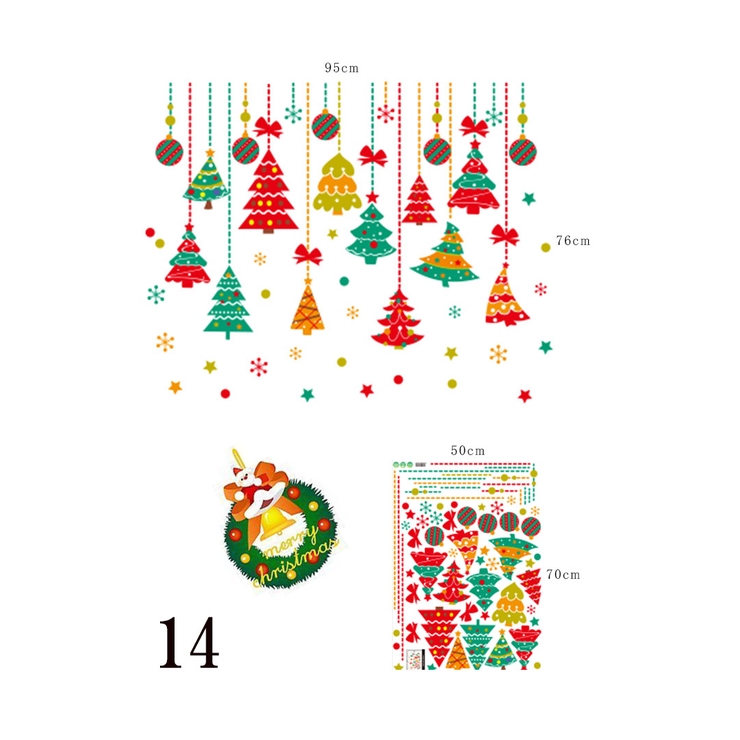 クリスマスウィンドウステッカー クリスマスデコレーション ウィンドウステッカー | karei | 詳細画像8 