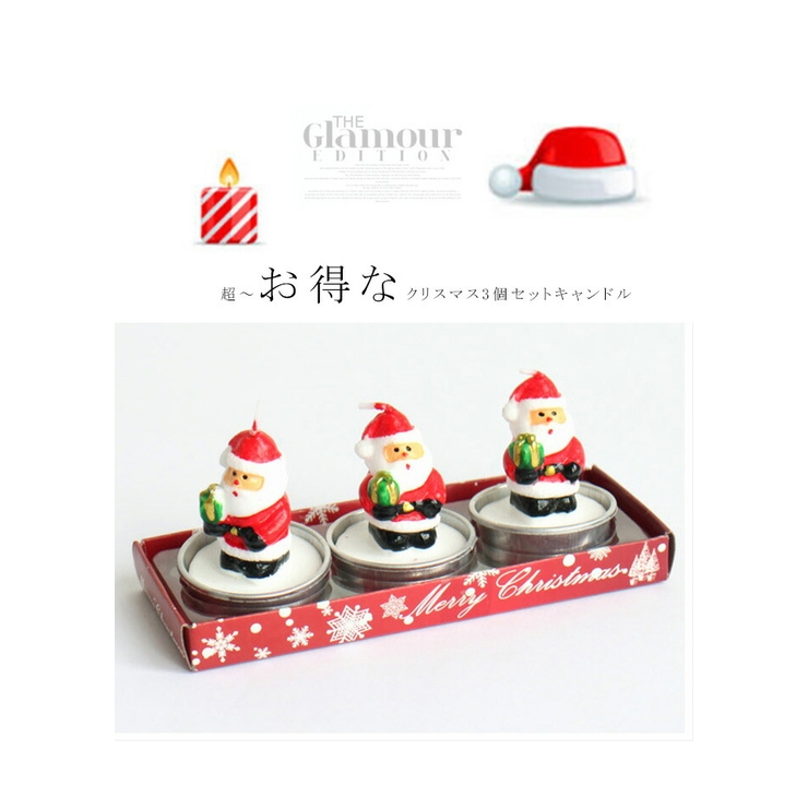 クリスマスキャンドル サンタ ゆきだるま | karei | 詳細画像6 