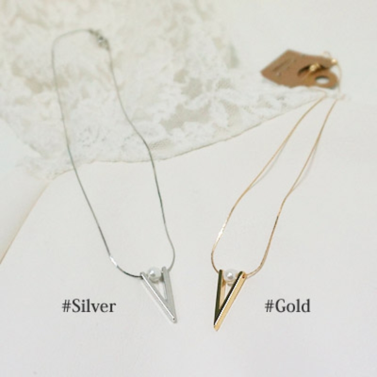 Vチャームのすっきりとしたデザインにパール装飾で洗練された印象のパールVチャーム… | KawaiCat | 詳細画像6